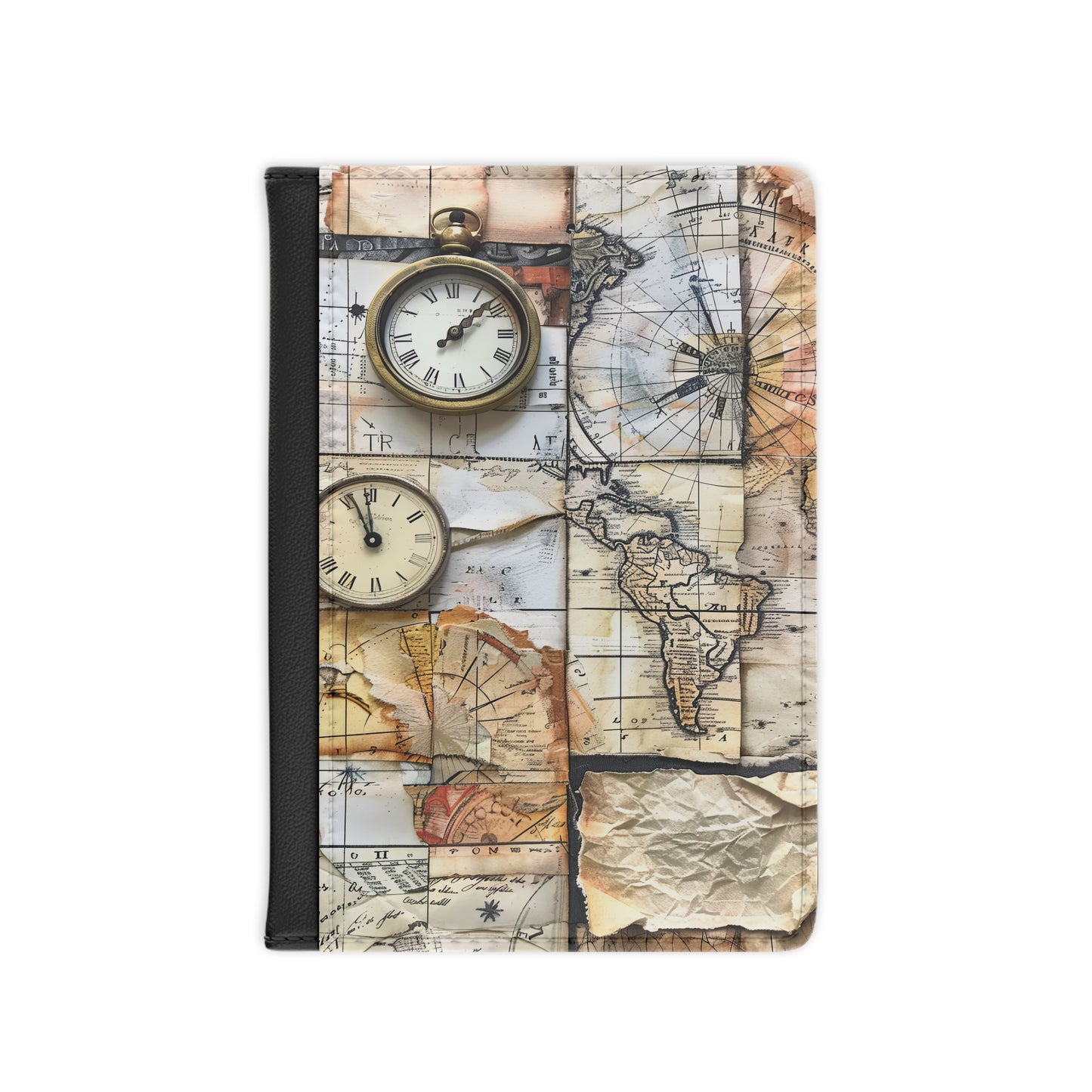 Passport Cover with Map Design