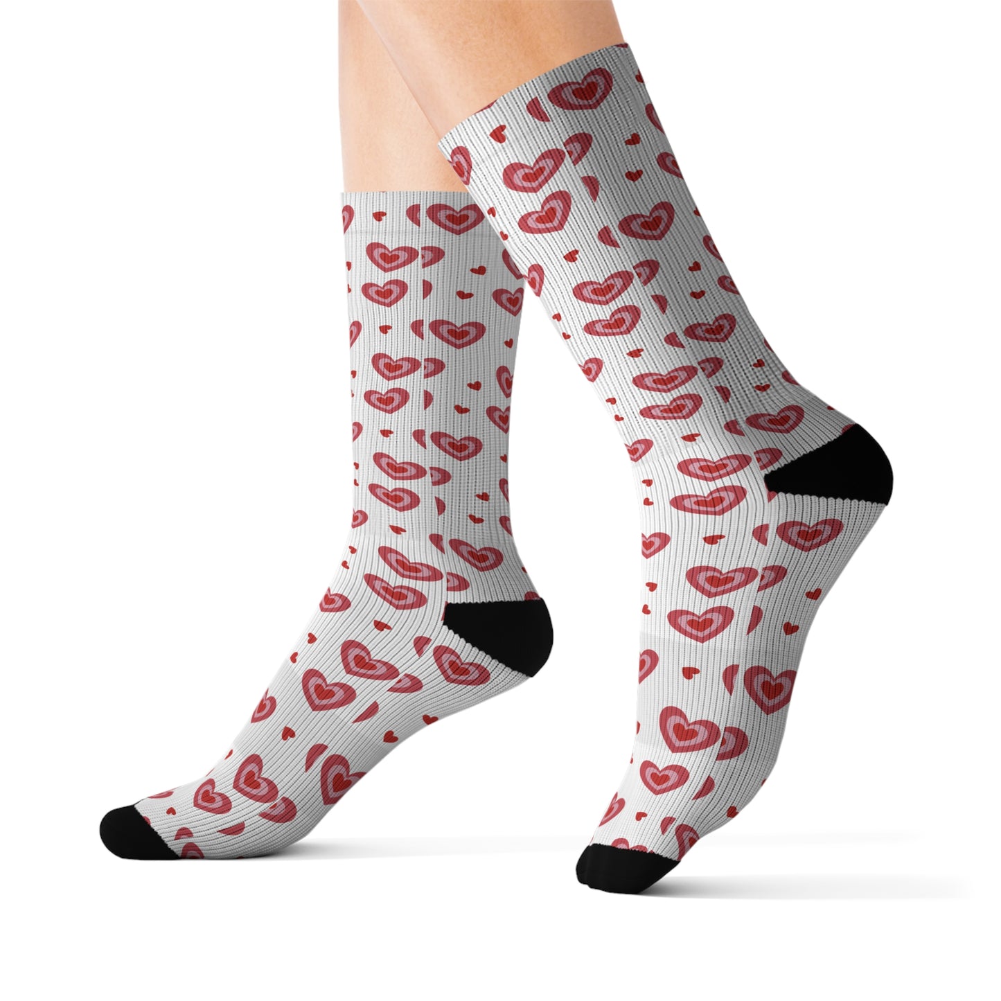 Heart Printed Stylish Socks