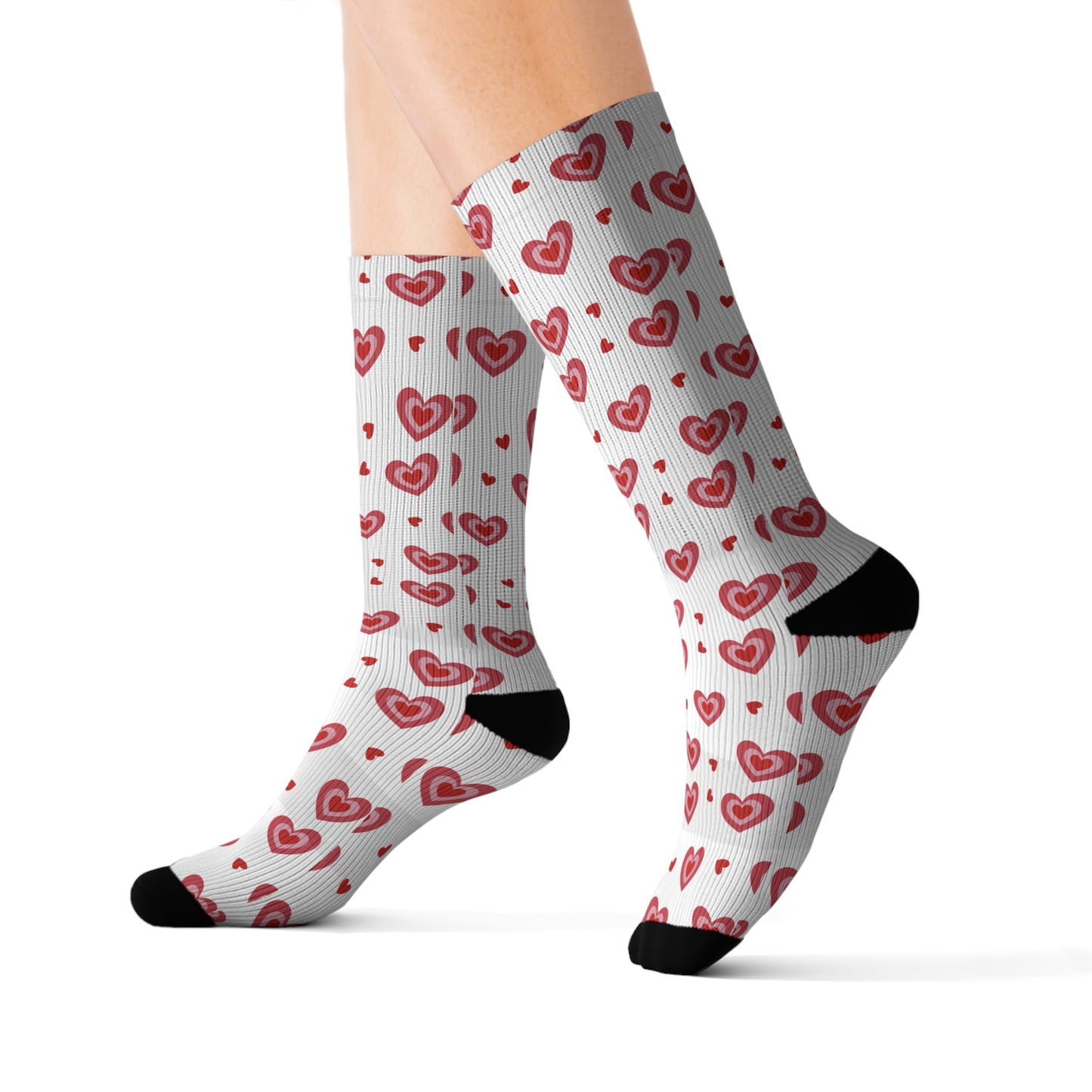 Heart Printed Stylish Socks